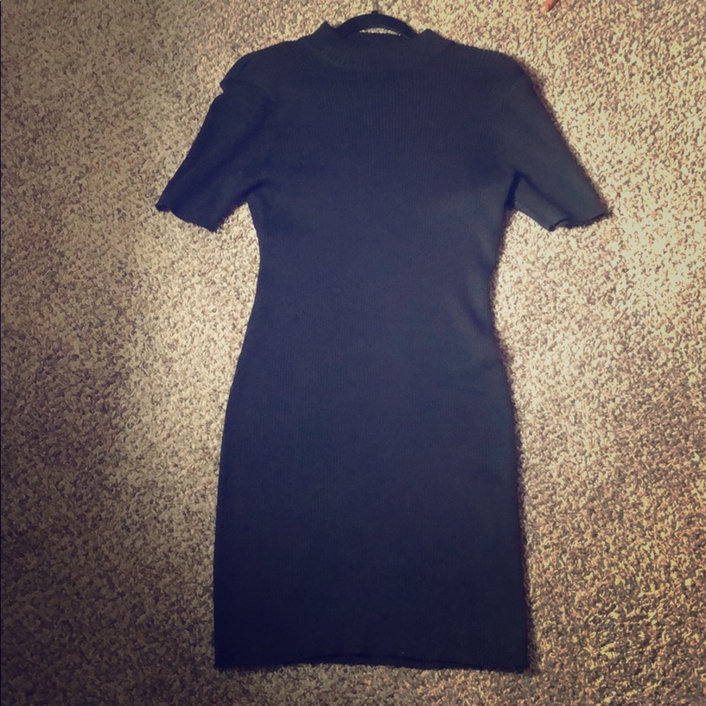 Over the knee 1/4 sleeve sweater dress